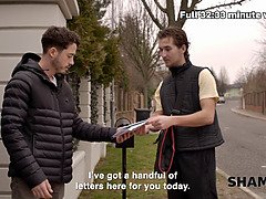 Watch a French blonde MILF humiliate and cheat with a streamer in HD