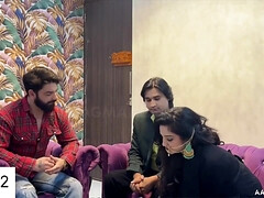 Aziatisch, Grote mammen, Bruinharig, Rondborstig, Hardcore, Indisch, Natuurlijke tieten, Tieten likken