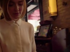 Pijpbeurt, Bruinharig, Hondjeshouding, Hd, Roodharige vrouw, Tiener, Trio