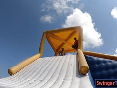 Leie, Asiatisch, Bikini, Blasen, Paar, Hardcore, Selbstgemacht, Pov