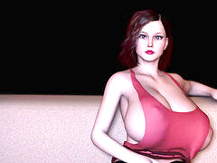 Enorme, Pelirrojo, Adolescente, Tetas