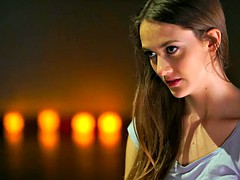 Blond, Bruinharig, Lesbisch, Doordringend, Tatoeage, Tieten likken