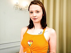 18, 素人, 指いじり, オナニー, 自然山雀, ストリッピング, ティーン, オッパイの