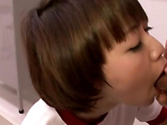 Asiático, Mamada, Universidad, Japonés, Adolescente