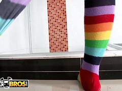 デカパイ, フェラチオ, Hd, ラティーナ, 天然, 自然山雀, シャワー, オッパイの