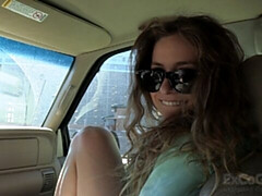 素人, ベッドルーム, デカ尻, デカチン, フェラチオ, 茶髪の, ガリガリ, おもちゃ