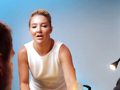 Nana, Gros cul, Blonde, Sucer une bite, Queue, Léchez, Chatte, Plan cul à trois