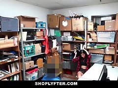 En levrette, Groupe, Hard, Hd, Bureau, Police, Adolescente, Plan cul à trois