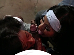 Любители, Брюнетки, Семяизвержение, Черненькие, Сперма на лице, Хд, Втроем