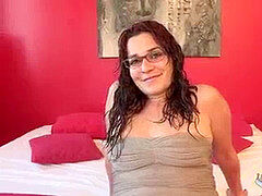 Mooie dikke vrouwen, Pijpbeurt, Sperma shot, Europees, Brillen, Realiteit, Spaans, Slet