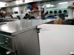 アナル, お尻, 黒人, ブロンド, ハメ撮り, 公共, オマンコ