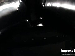Femme dominatrice, Fétiche, Allemand, Hd, Punition, Caoutchouc, Strapon, Attachée