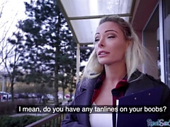 Pretty eurobabe gets paid to reverse ride after POV blowjob