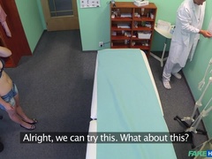 Amateur, Médecin, Doigter, Léchez, Infirmière, Bureau, Chatte, Voyeur