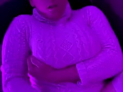 Grosse bite, Gros seins, Lingerie, Masturbation, Transsexuelle, Solo, Nénés