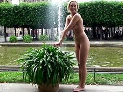 Slutty blonde Linda Amateur public naked