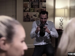 Culo, Rubia, Hd, Adolescente, Trio