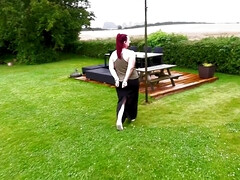 Sadomasochismus, Fesselspiele, Vollbusig, Fetisch, Milf, Orgasmus, Im freien, Titten