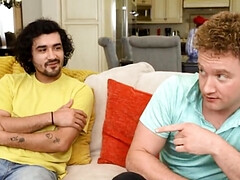 Anaal, Blond, Bruinharig, Groep, Kut duiken, Roodharige vrouw, Ruw, Trio