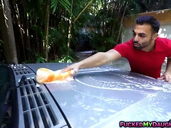 Mooi, Grote kont, Blond, Auto, Lul, Hd, Buiten, Gezichtspunt