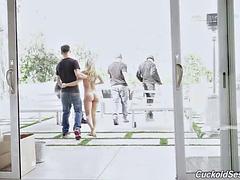 Mamada, Cornudo, Doble penetracion, Sexo duro, Interracial