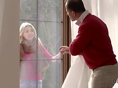 カップル, カワイイ, バック, 自然山雀, 現実, 叫ぶ, ガリガリ, ティーン