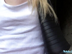 Enthousiasteling, Blond, Hd, Geld, Buiten, Openbaar, Realiteit, Zoon