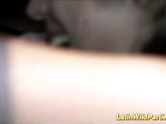 アナル, ラティーナ, オージー, パーティ, ストリッピング, 三人