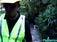 素人, ボンデージ, バック, ラティーナ, アウトドア, 息子, ティーン, 拘束