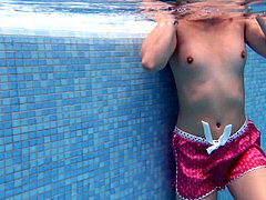 Cuarto de baño, Checa, Europeo, Al aire libre, Pequeña, Público, Ruso, Tetas