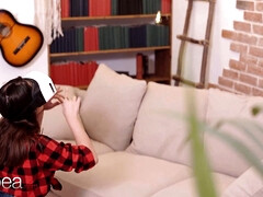 Grote mammen, Bruinharig, Tsjechisch, Europees, Likken, Orgasme, Geschoren, Tieten likken