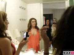 Grote lul, Hd, Lesbisch, Monster, Orgie, Feest, Gezichtspunt, Schreeuwen