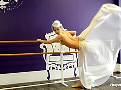 茶髪の, 女, 裸, 小柄, オマンコ, 一人, ティーン, オッパイの