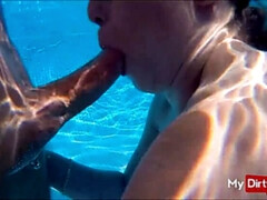 Mamada, Polla, Cuadrupleta, Grupo, Sexo duro, Al aire libre, Piscina, Sexo fuerte