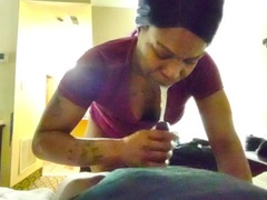 Noire, Sucer une bite, Médecin, Prostituée, Mouillée