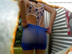 18, お尻, ぽっちゃり, 美人, デカ尻, 食い込み, エロティック, ヌード