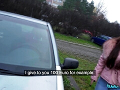 18 ans, Amateur, Gros seins, Sucer une bite, Tir de sperme, Queue, De plein air, Pov