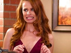 Girlsway mean girl jillian & her crew pound the fresh hot chick at school