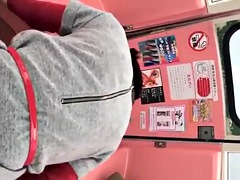 素人, アジア人, デカパイ, フェラチオ, 中出し, ハードコア, 公共, オッパイの