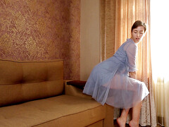 Mignonne, Robe, Hd, Masturbation, Seins naturels, Culottes ou slips, Solo, Vierge