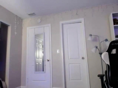 Lusty teen amateur brunette flashing boobs in the fake bus