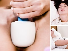 茶髪の, 指いじり, 毛深い, 手コキする, オナニー, 叫ぶ, オッパイの, おもちゃ