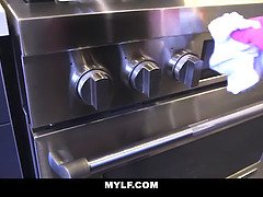 Mylf - hot mature cougar entices teenie female coworker