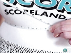 Grote kont, Dik, Vingeren, Gapende, Ondergoed, Masturbatie, Natuurlijke tieten, Kousen