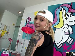 アナル, フェラチオ, チン, Hd, ストリッピング, タトゥー, ティーン, オッパイの