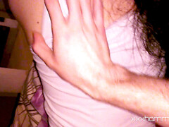 Enthousiasteling, Grote kont, Sperma shot, Tiener