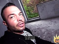 Blond, Diep in de keel, Lul, Handbeurt, Hd, Openbaar, Tiener, Strak