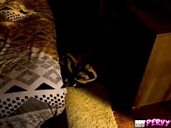 Hot Redhead Stepdaughter Sneaks a Quickie with Stepdaddy - Myra Moans