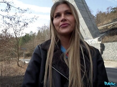 デカパイ, フェラチオ, チン, ヨーロピアン, アウトドア, ピアス, ハメ撮り, ロシア人