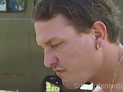 Enthousiasteling, Grote lul, Grote mammen, Duits, Hardcore, Ondergoed, Buiten, Tieten likken